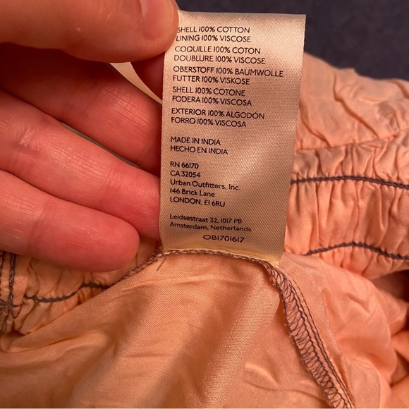 Free People Forget Me Not midi dress peach combo - Picture 14 of 14